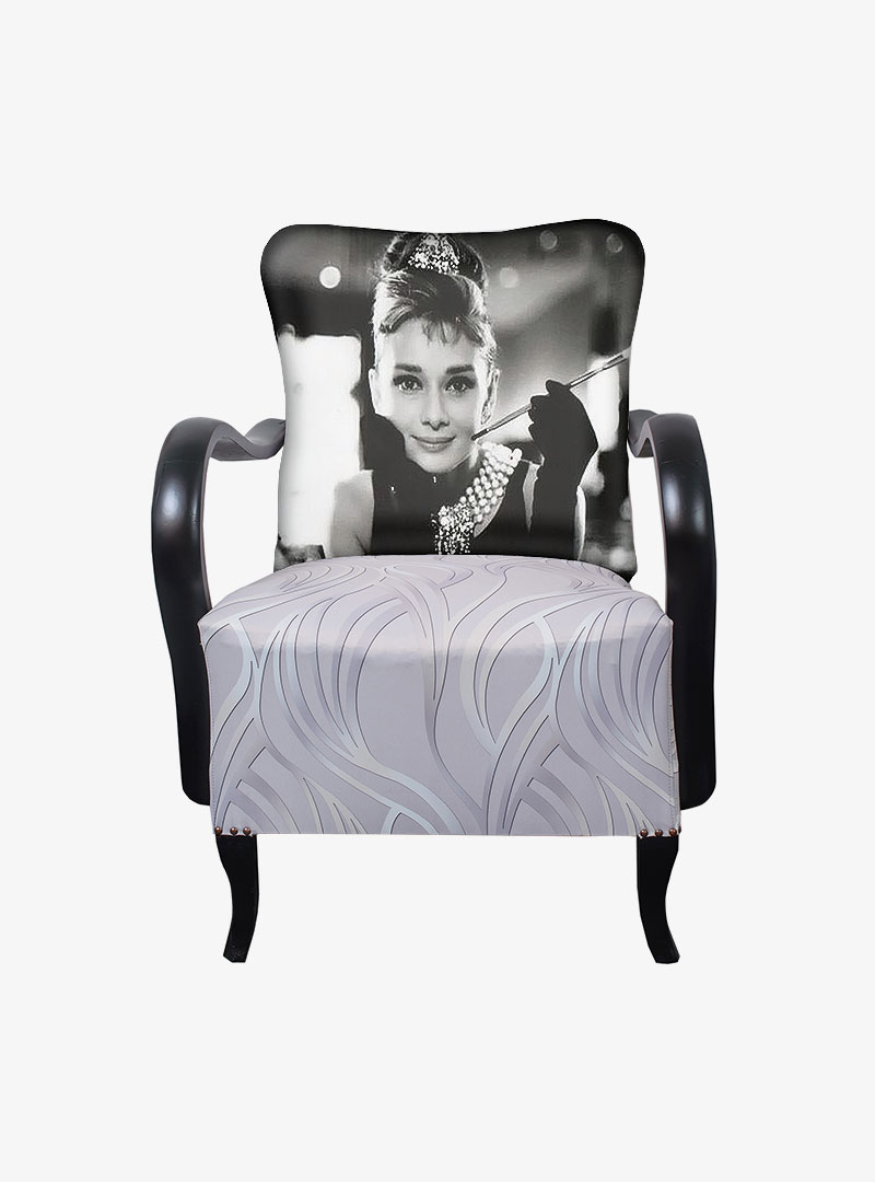 Art deco Audrey Hepburn Fotel