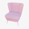 Rózsaszín retró fotel