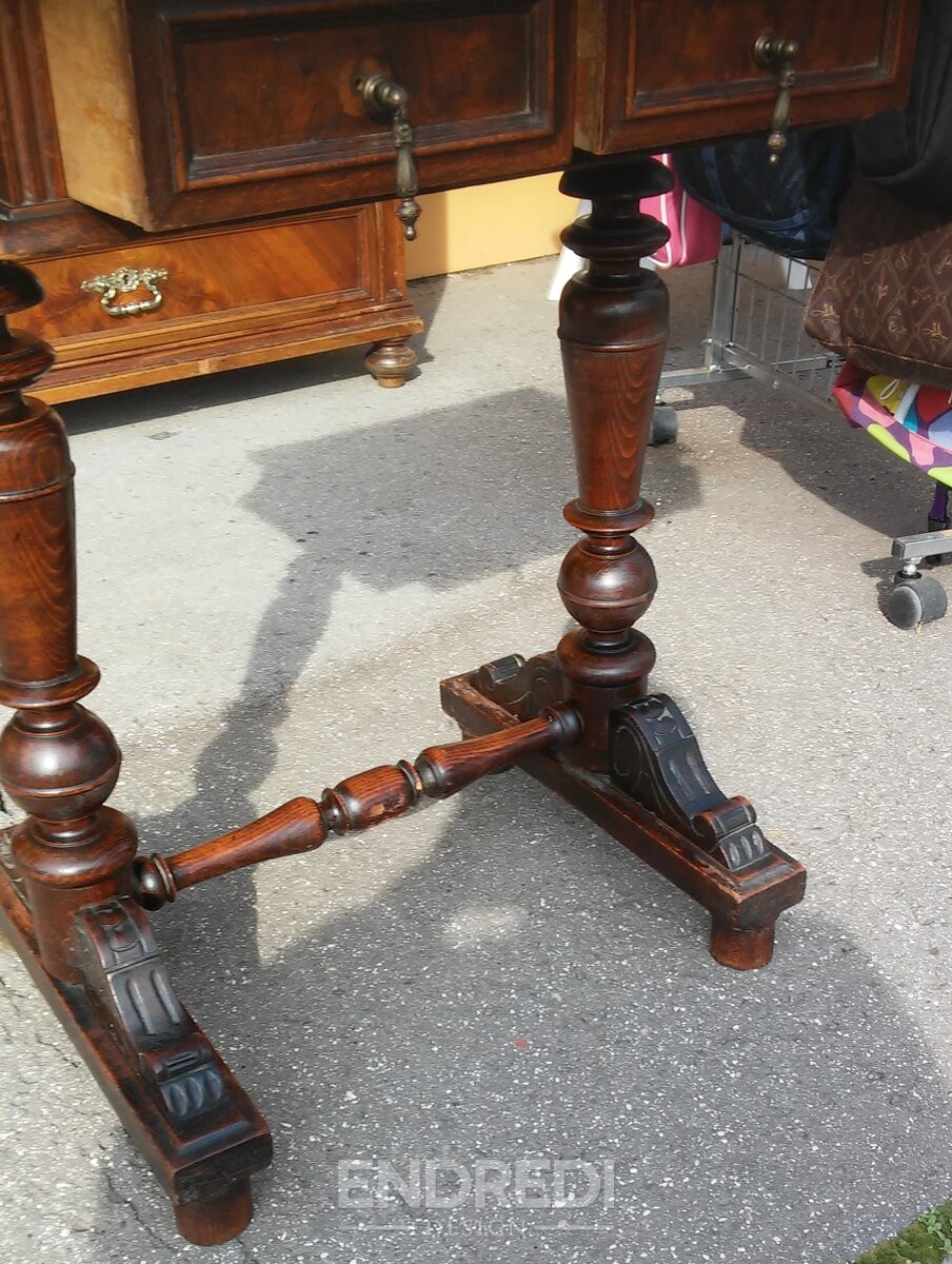 Antik barokk stílusú osztrák konzolasztal, 1800-as évek - Image 3