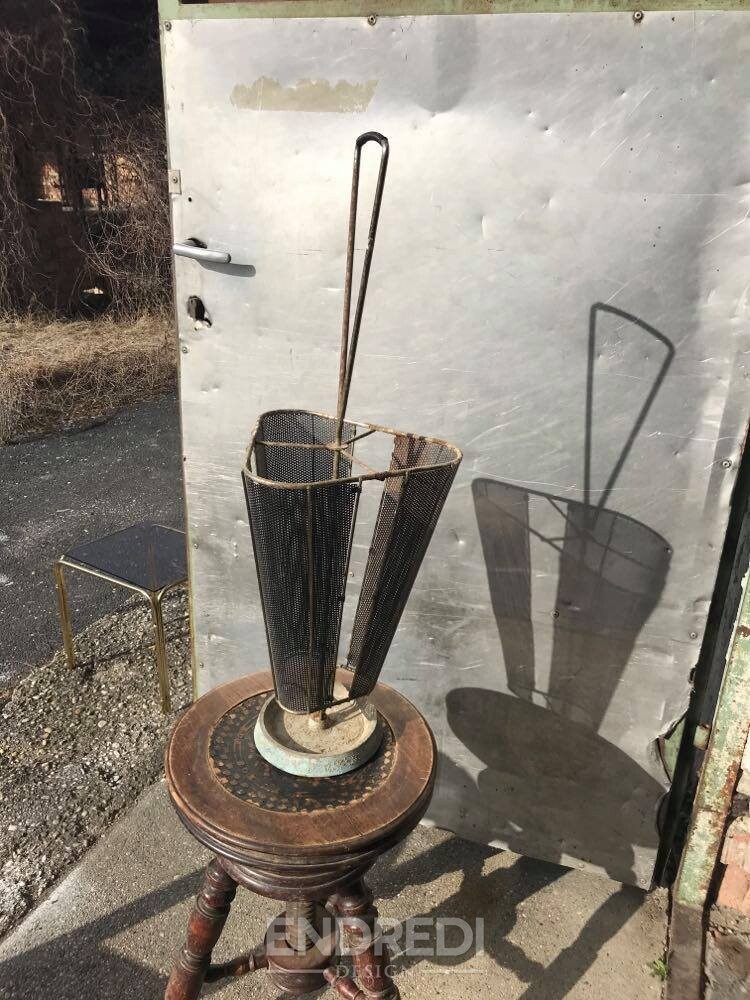 Mid-century olasz fém esernyőtartó - Image 3