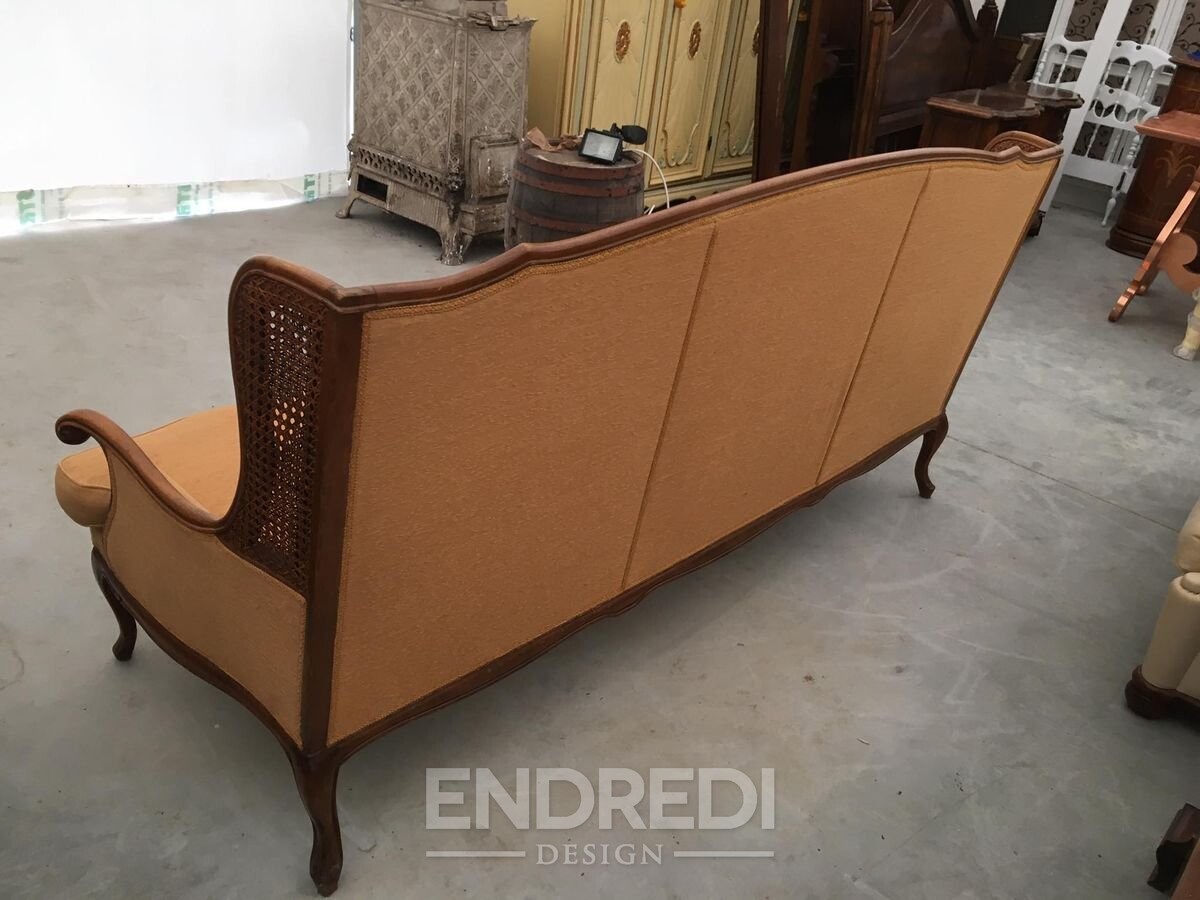 Mid-century olasz bársony kanapé stílusú Paolo Buffa, 1950-as évek - Image 8