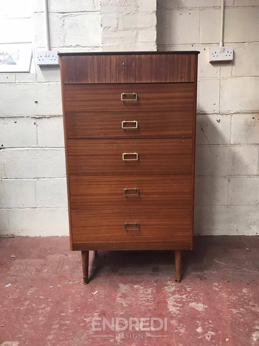 Mid-century teak láda fiókokkal — Austinsuite, 1960-as évek - Image 2