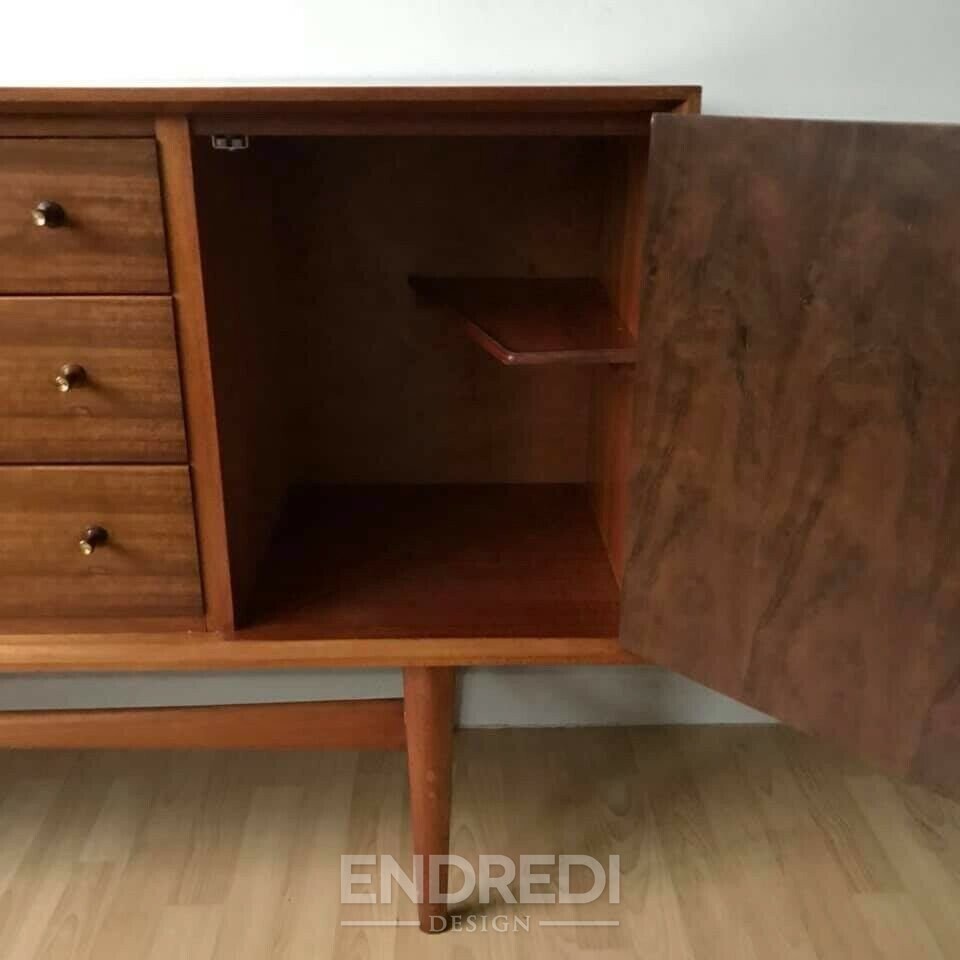 Mid-century teak tálalószekrény — Gordon Russell Broadway, 1950-as évek - Image 3