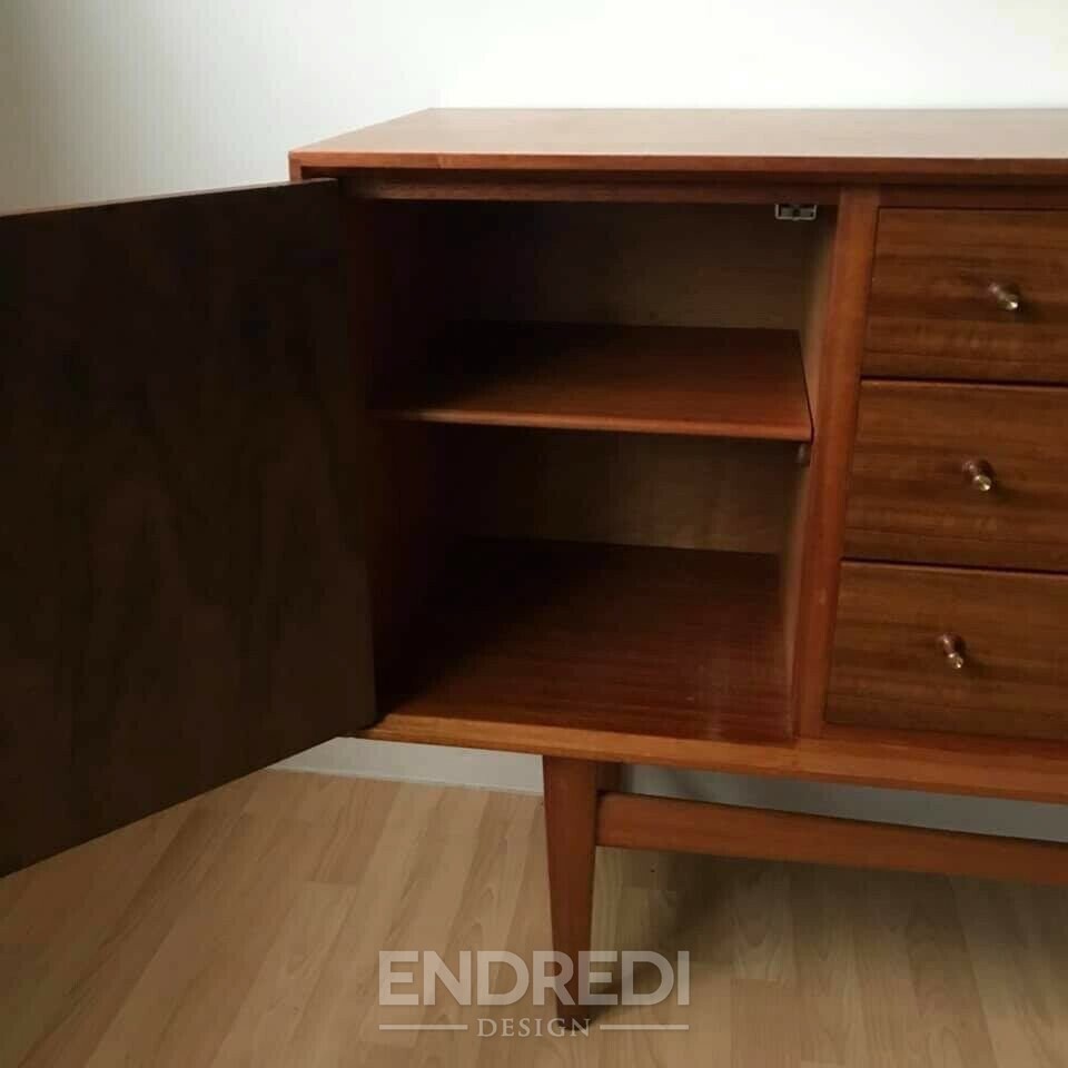 Mid-century teak tálalószekrény — Gordon Russell Broadway, 1950-as évek - Image 5