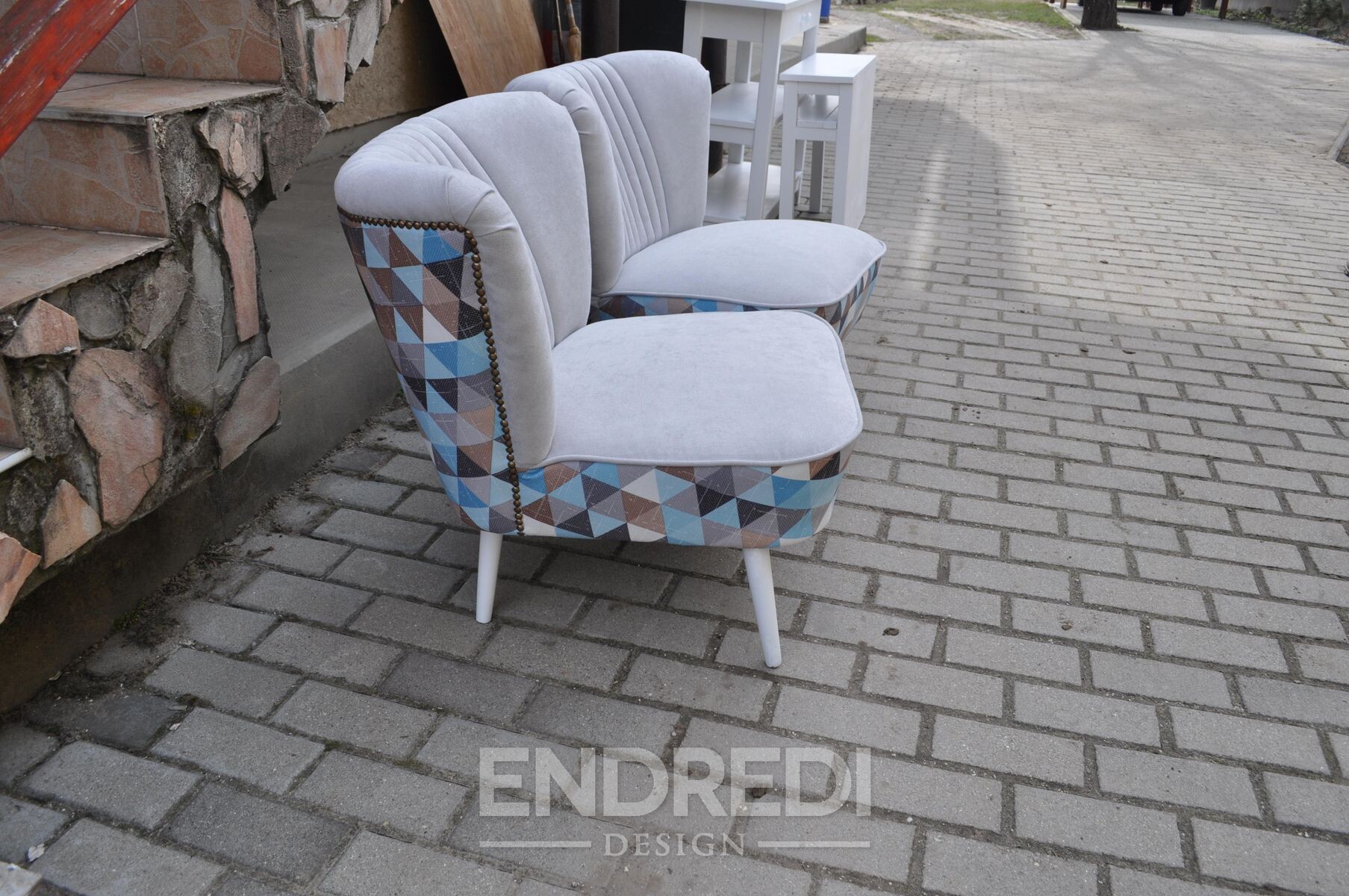 Szett: vintage koktél szék - Image 3