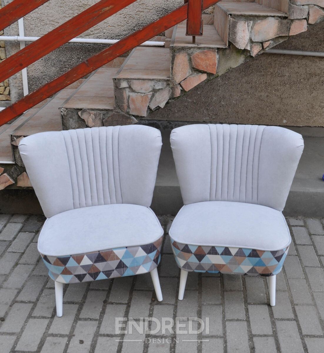 Szett: vintage koktél szék - Image 6