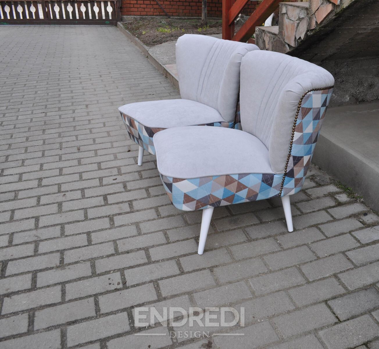 Szett: vintage koktél szék - Image 7