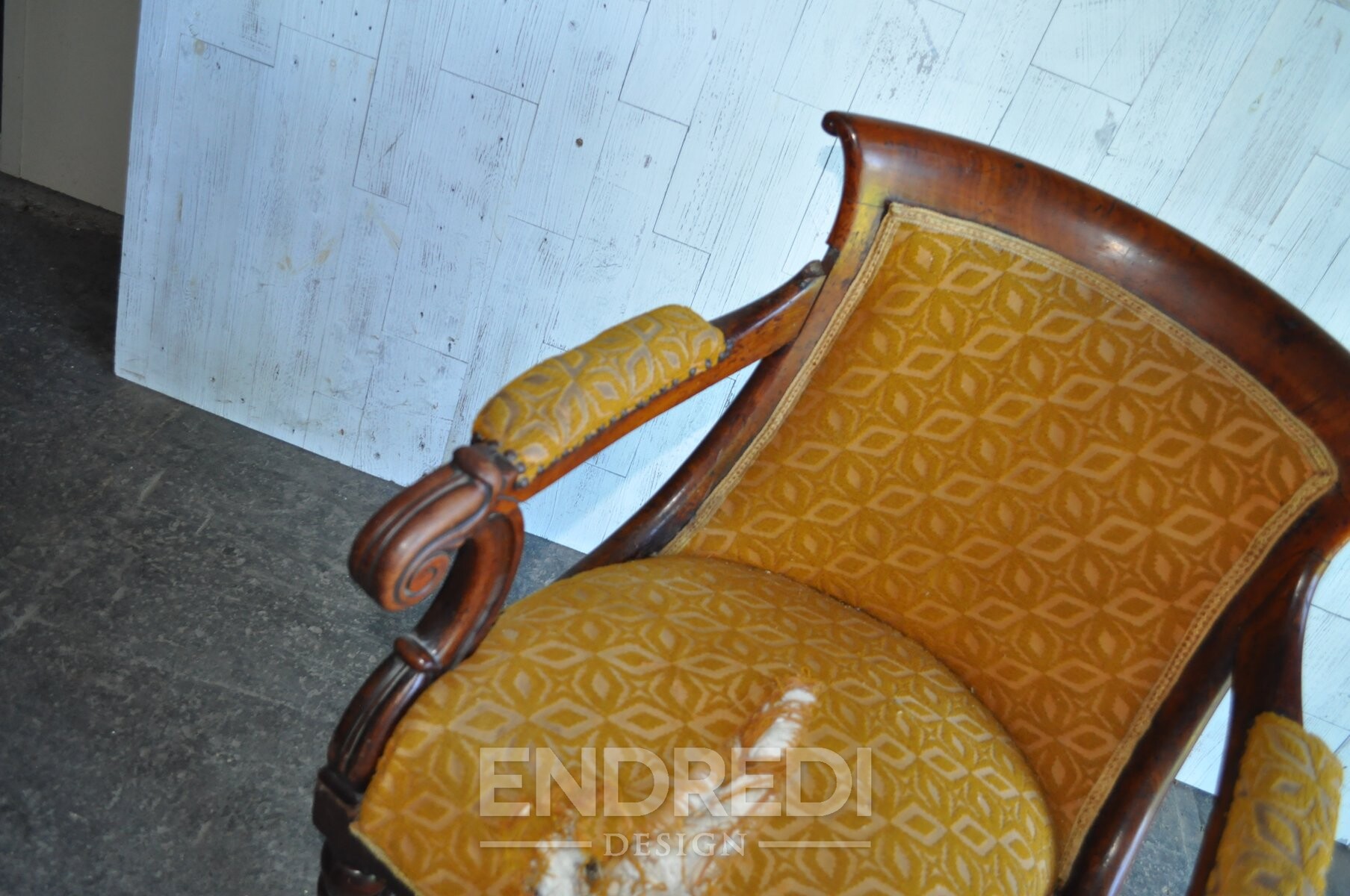 Antik biedermeier karosszék - Image 2