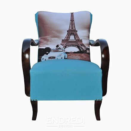 Art deco Parisian karosszék, 1920-as évek