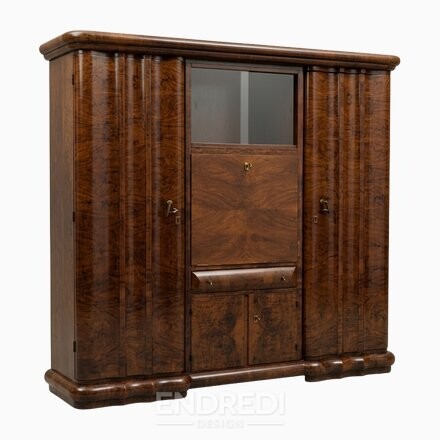 Art deco dió vitrines szekrény