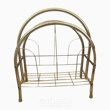 Mid-century réz újságtartó