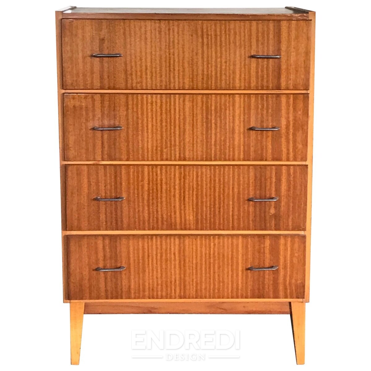 Mid-century láda fiókokkal, 1960-as évek - Image 2