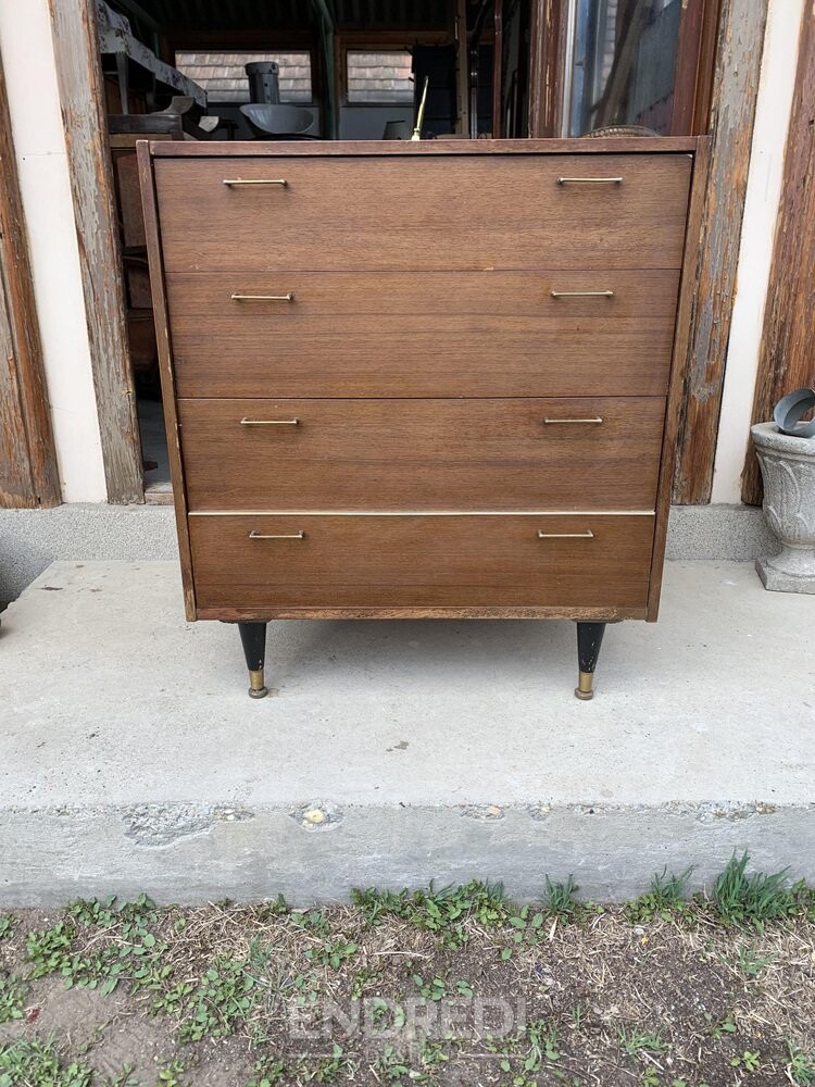 Mid-century láda fiókokkal, 1960-as évek - Image 3