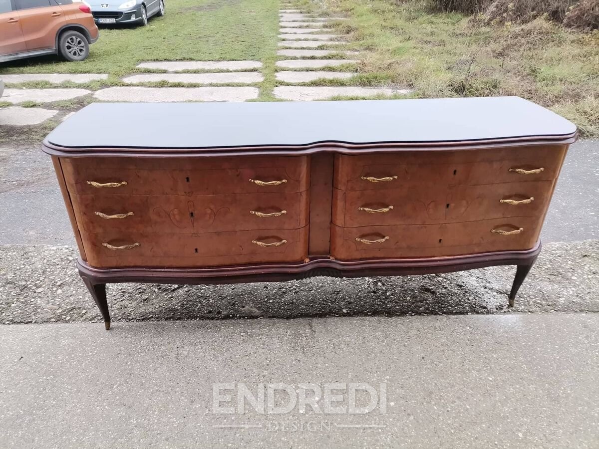 Mid-century olasz láda fiókokkal - Image 7