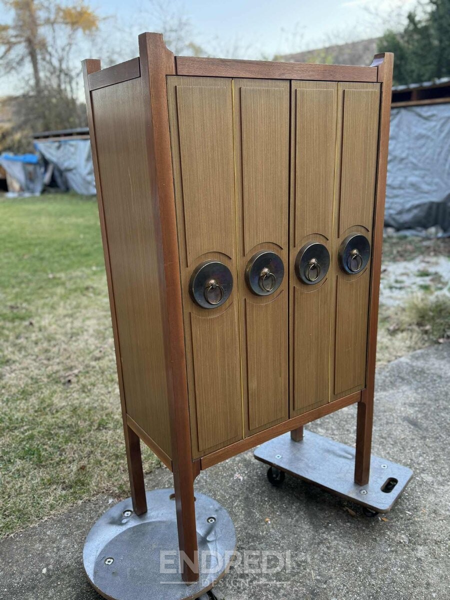 Mid-century modern bárszekrény — Sandor Bedecs, 1975 - Image 6