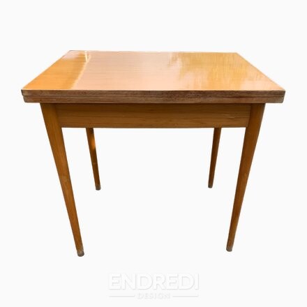 Mid-century négyzet alakú összecsukható étkezőasztal