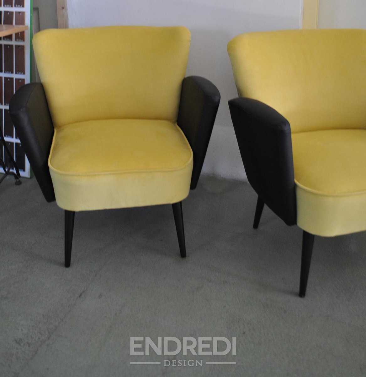 Szett: vintage koktél szék, 1950-as évek - Image 11