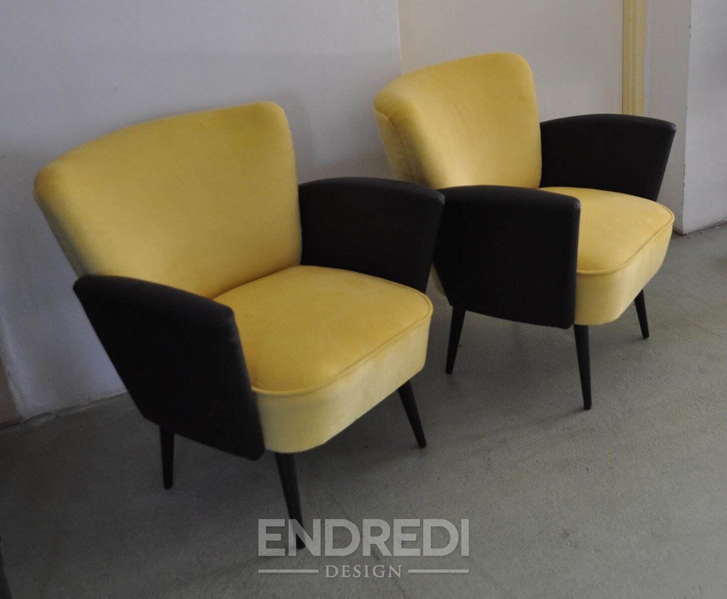 Szett: vintage koktél szék, 1950-as évek - Image 10