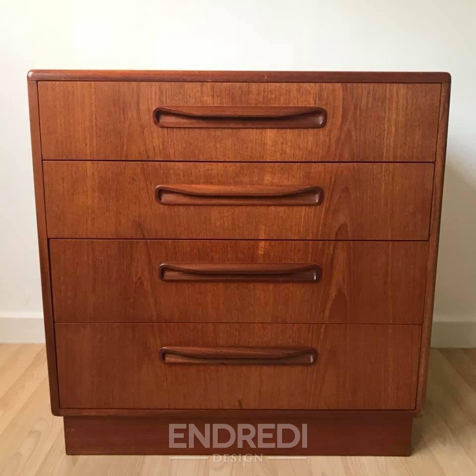Teak láda fiókokkal — G-Plan, 1960-as évek - Image 2