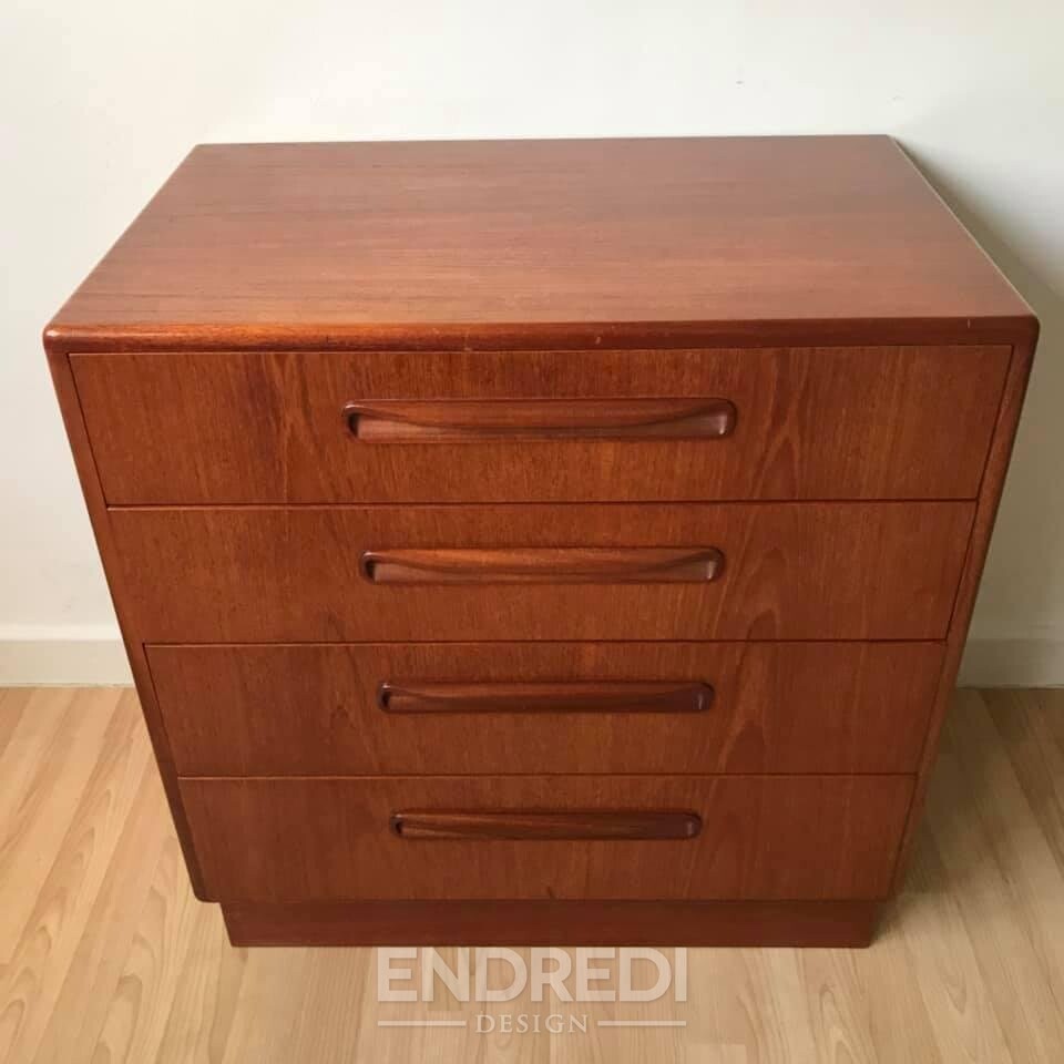 Teak láda fiókokkal — G-Plan, 1960-as évek - Image 5