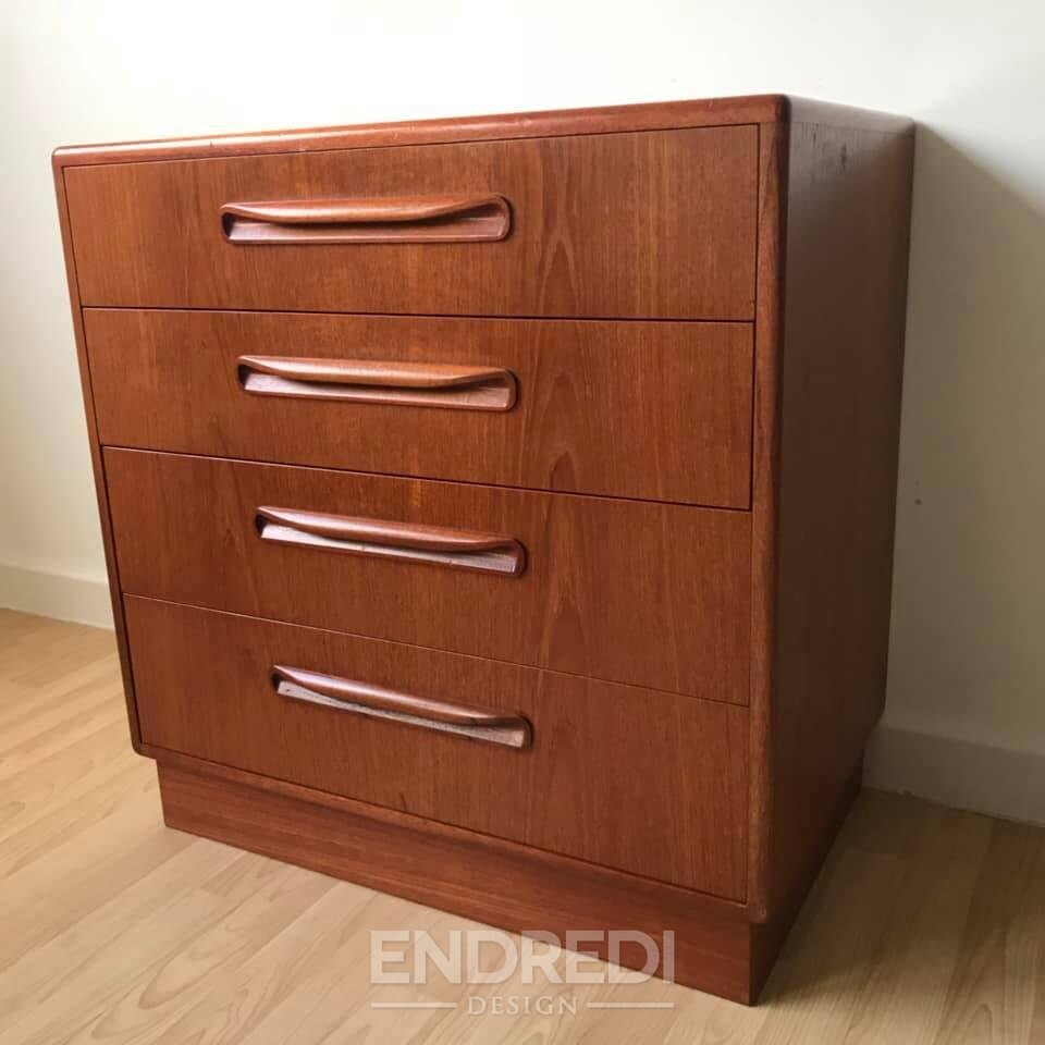 Teak láda fiókokkal — G-Plan, 1960-as évek - Image 6