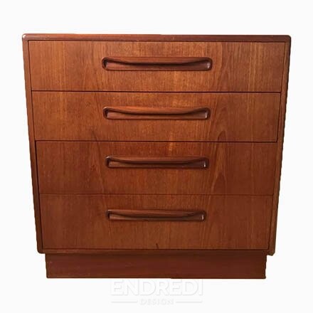 Teak láda fiókokkal — G-Plan, 1960-as évek