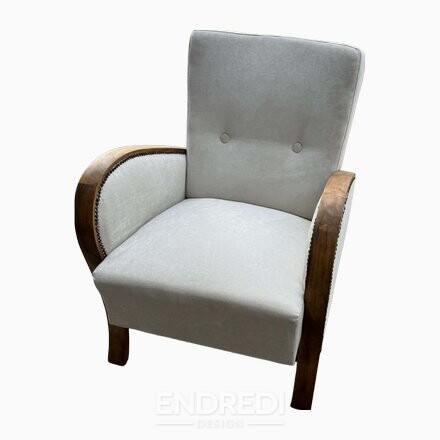 Vintage art deco magyar karosszék, 1930-as évek
