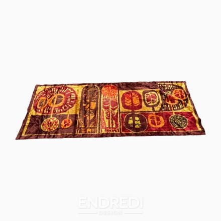 Vintage magyar fali Tapestry, 1970-as évek
