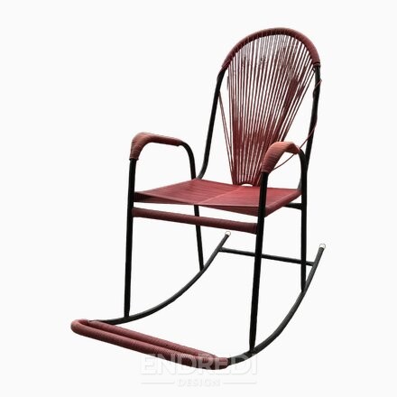 Vintage műanyag és String hintaszék, 1960-as évek